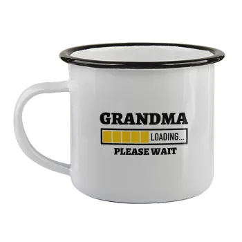 Grandma Loading, Κούπα εμαγιέ με μαύρο χείλος 360ml