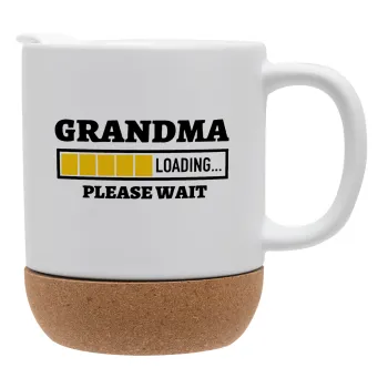 Grandma Loading, Κούπα, κεραμική με βάση φελού και καπάκι (ΜΑΤ), 330ml