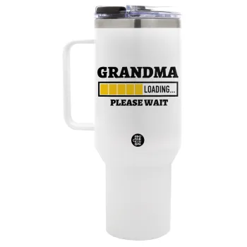 Grandma Loading, Mega Tumbler με καπάκι, διπλού τοιχώματος (θερμό) 1,2L