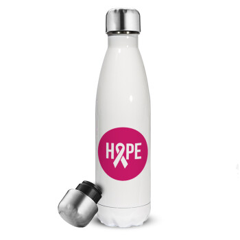 HOPE, Metal mug thermos White (Stainless steel), double wall, 500ml