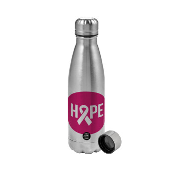 HOPE, Μεταλλικό παγούρι νερού, ανοξείδωτο ατσάλι, 750ml