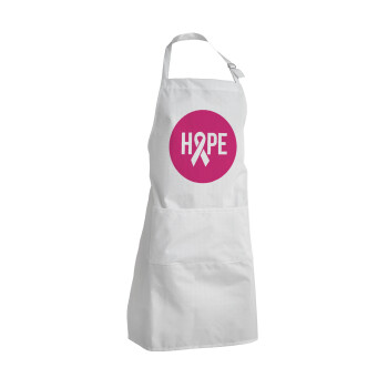 HOPE, Adult Chef Apron (with sliders and 2 pockets)