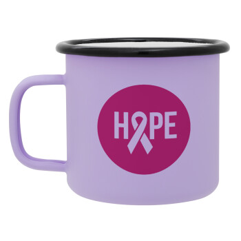 HOPE, Κούπα Μεταλλική εμαγιέ ΜΑΤ Light Pastel Purple 360ml