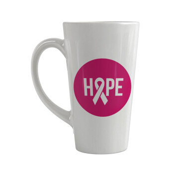 HOPE, Κούπα κωνική Latte Μεγάλη, κεραμική, 450ml