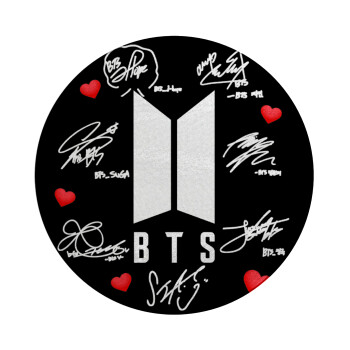 BTS signs, Επιφάνεια κοπής γυάλινη στρογγυλή (30cm)