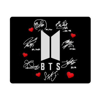BTS signs, Mousepad ορθογώνιο 23x19cm