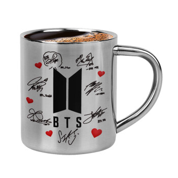BTS signs, Κουπάκι μεταλλικό διπλού τοιχώματος για espresso (220ml)
