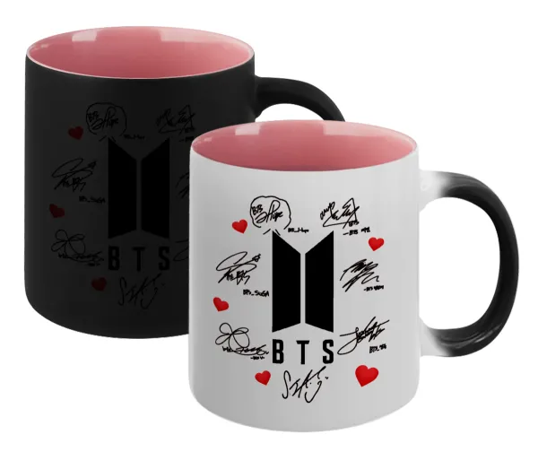 BTS signs — Μαγική εσωτερικό ΡΟΖ