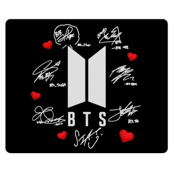 BTS signs, Mousepad rect 23x19cm
