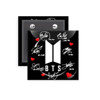 BTS signs, Κονκάρδα παραμάνα τετράγωνη 5x5cm