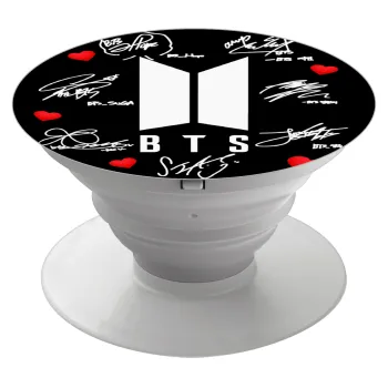 BTS signs, Phone Holders Stand  White Hand-held Mobile Phone Holder