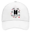 Καπέλο Ενηλίκων Baseball, Drill, Λευκό (100% ΒΑΜΒΑΚΕΡΟ, ΕΝΗΛΙΚΩΝ, UNISEX, ONE SIZE)