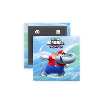 Super mario wonder, Κονκάρδα παραμάνα τετράγωνη 5x5cm