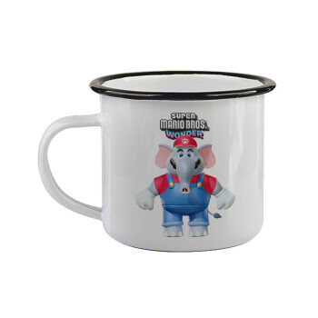 Super mario wonder, Κούπα εμαγιέ με μαύρο χείλος 360ml