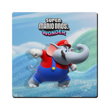 Super mario wonder, Τετράγωνο μαγνητάκι ξύλινο 6x6cm