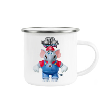 Super mario wonder, Metallic enamel cup white 360ml