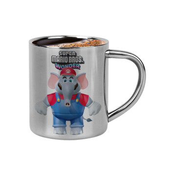 Super mario wonder, Double-wall metal cup for espresso (220ml)
