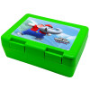 Children's cookie container GREEN 185x128x65mm (BPA free plastic)
