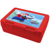 Children's cookie container RED 185x128x65mm (BPA free plastic)