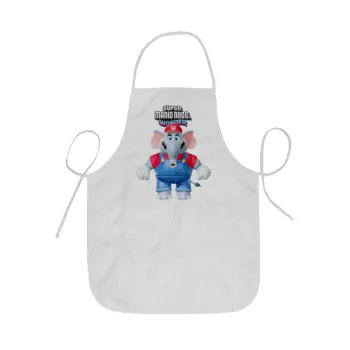 Super mario wonder, Ποδιά Σεφ ολόσωμη κοντή  Παιδική (44x62cm)