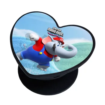 Super mario wonder, Phone Holders Stand  καρδιά Μαύρο Βάση Στήριξης Κινητού στο Χέρι