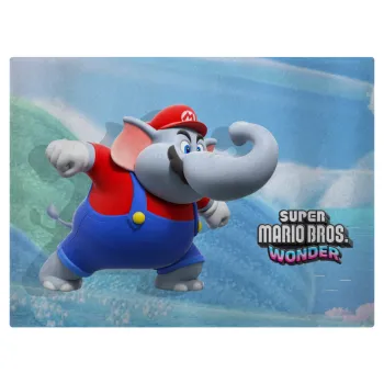 Super mario wonder, Επιφάνεια κοπής γυάλινη (38x28cm)