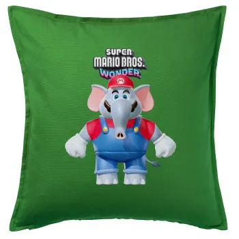 Super mario wonder, Sofa cushion Green 50x50cm includes filling