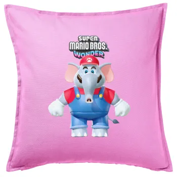 Super mario wonder, Sofa cushion Pink 50x50cm includes filling