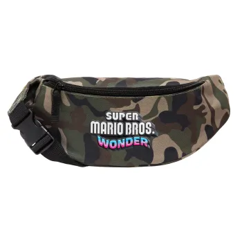 Super mario wonder, Unisex τσαντάκι μέσης (μπανάνα) χρώματος παραλλαγή Jungle με 2 τσέπες