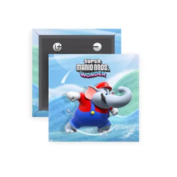 Super mario wonder, Κονκάρδα παραμάνα τετράγωνη 5x5cm
