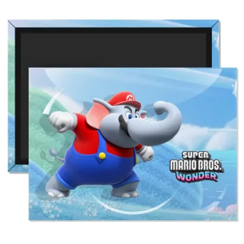 Super mario wonder, Ορθογώνιο μαγνητάκι ψυγείου διάστασης 9x6cm