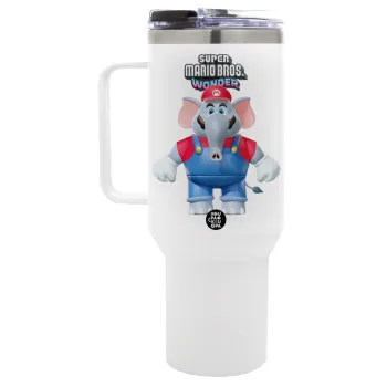 Super mario wonder, Mega Tumbler με καπάκι, διπλού τοιχώματος (θερμό) 1,2L