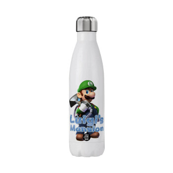 Luigi's Mansion, Μεταλλικό παγούρι θερμός (Stainless steel), διπλού τοιχώματος, 750ml