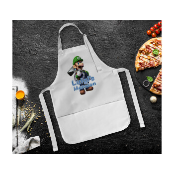 Luigi's Mansion, Ποδιά Σεφ Ολόσωμη Παιδική (με ρυθμιστικά και 2 τσέπες)