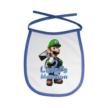 Luigi's Mansion, Σαλιάρα μωρού αλέκιαστη με κορδόνι Μπλε