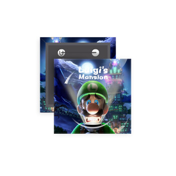 Luigi's Mansion, Κονκάρδα παραμάνα τετράγωνη 5x5cm