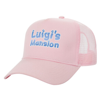 Luigi's Mansion, Καπέλο Structured Trucker, ΡΟΖ