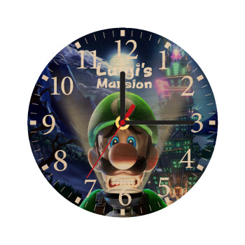 Luigi's Mansion, Ρολόι τοίχου ξύλινο plywood (20cm)