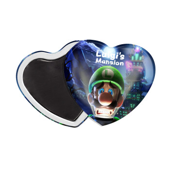 Luigi's Mansion, Μαγνητάκι καρδιά (57x52mm)