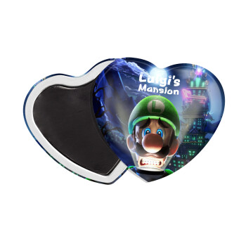 Luigi's Mansion, Μαγνητάκι καρδιά (57x52mm)