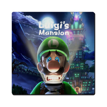 Luigi's Mansion, Τετράγωνο μαγνητάκι ξύλινο 6x6cm