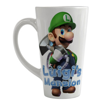 Luigi's Mansion, Κούπα κωνική Latte Μεγάλη, κεραμική, 450ml