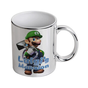 Luigi's Mansion, Mug ceramic, silver mirror, 330ml