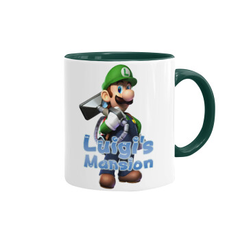Luigi's Mansion, Mug colored green, ceramic, 330ml