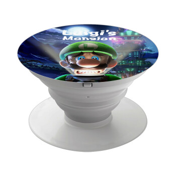 Luigi's Mansion, Phone Holders Stand  Λευκό Βάση Στήριξης Κινητού στο Χέρι