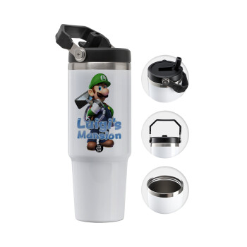 Luigi's Mansion, 30oz stainless Steel Tumbler with Handle