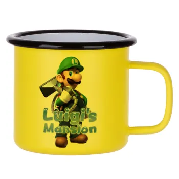 Luigi's Mansion, Κούπα Μεταλλική εμαγιέ ΜΑΤ Κίτρινη 360ml