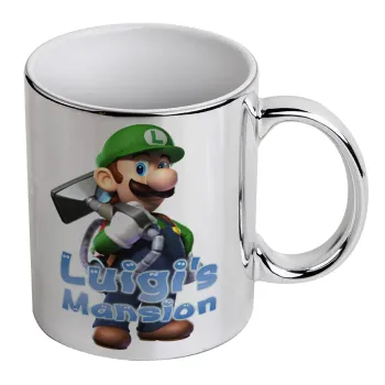 Luigi's Mansion, Κούπα κεραμική, ασημένια καθρέπτης, 330ml