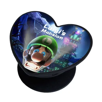 Luigi's Mansion, Phone Holders Stand  καρδιά Μαύρο Βάση Στήριξης Κινητού στο Χέρι