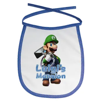 Luigi's Mansion, Σαλιάρα μωρού αλέκιαστη με κορδόνι Μπλε